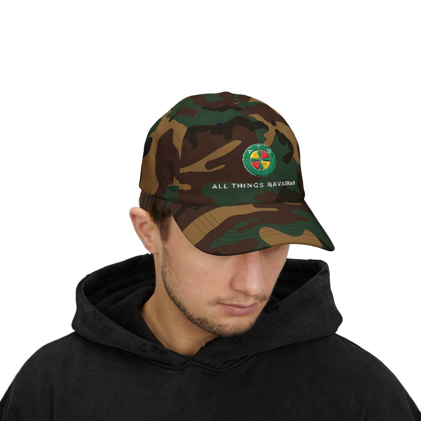 ATB Cap in Dark Shades with embroidered logo designs - 100% Cotton