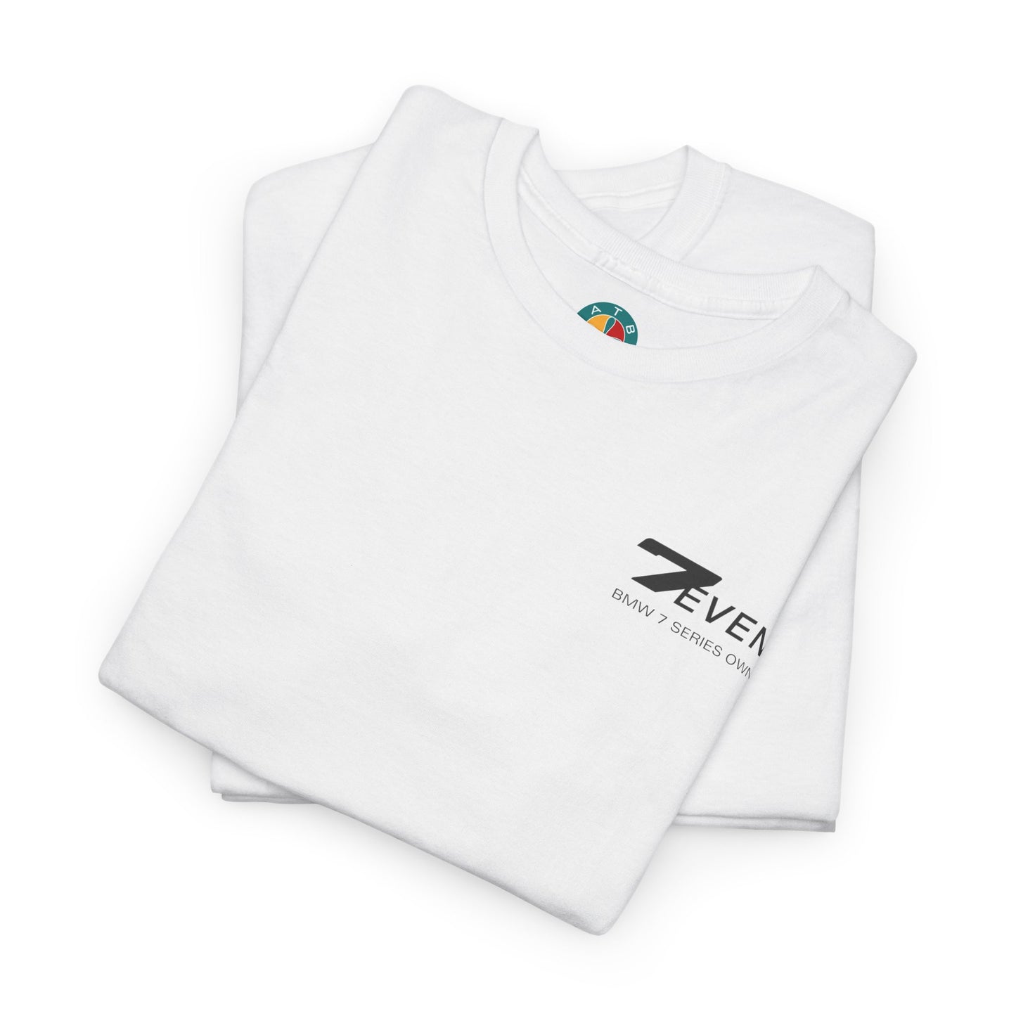 7 Event: BMW Blue e38 Unisex T Shirt in White - 100% Cotton