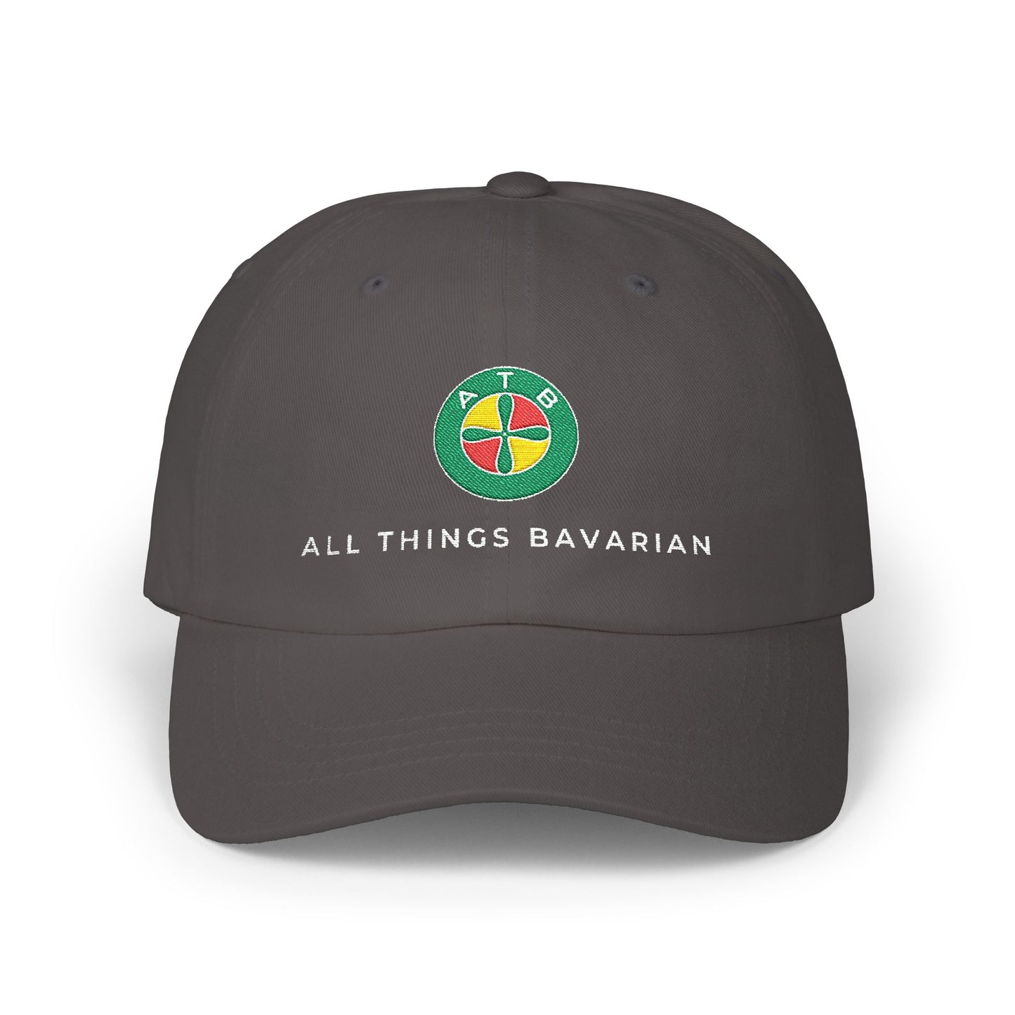 ATB Cap in Dark Shades with embroidered logo designs - 100% Cotton