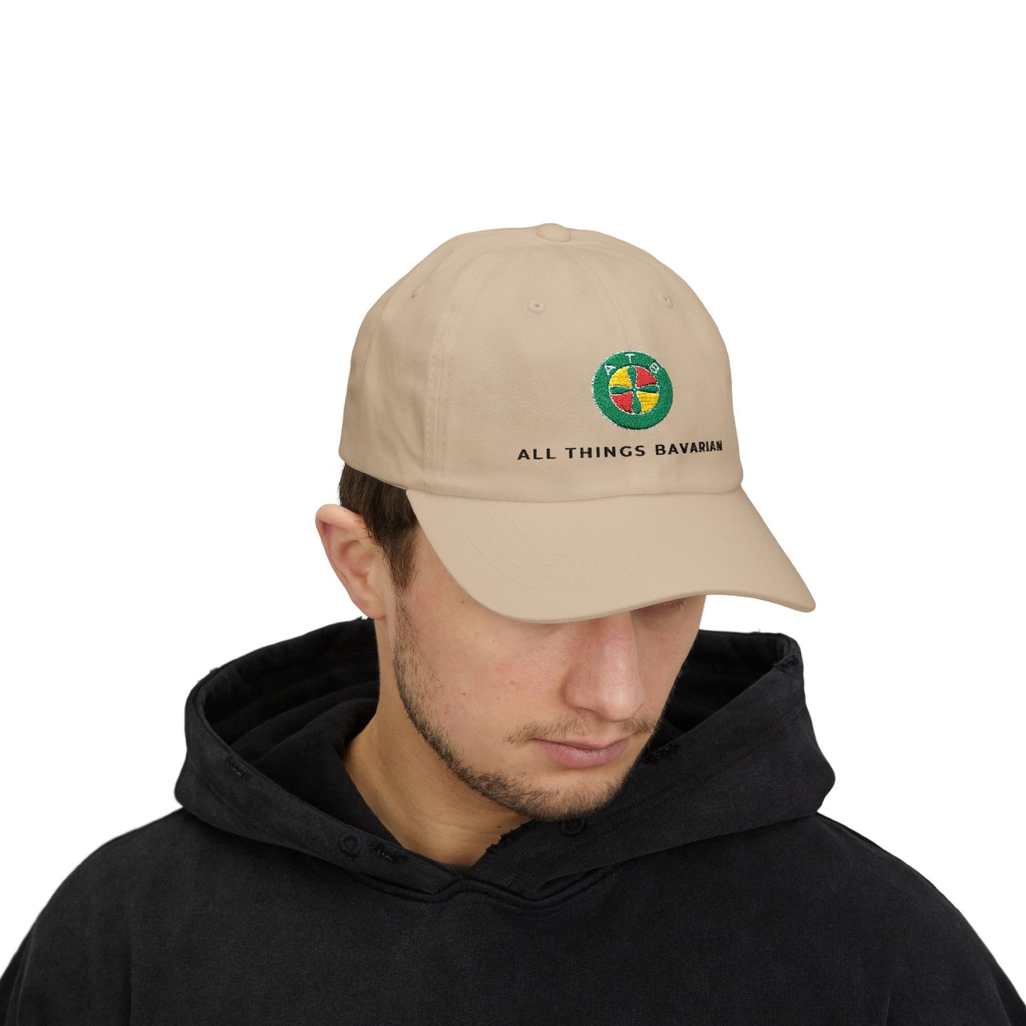 ATB Cap in Light Shades with embroidered logo designs - 100% Cotton