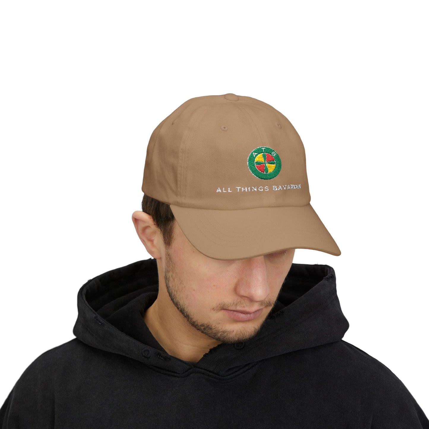 ATB Cap in Dark Shades with embroidered logo designs - 100% Cotton