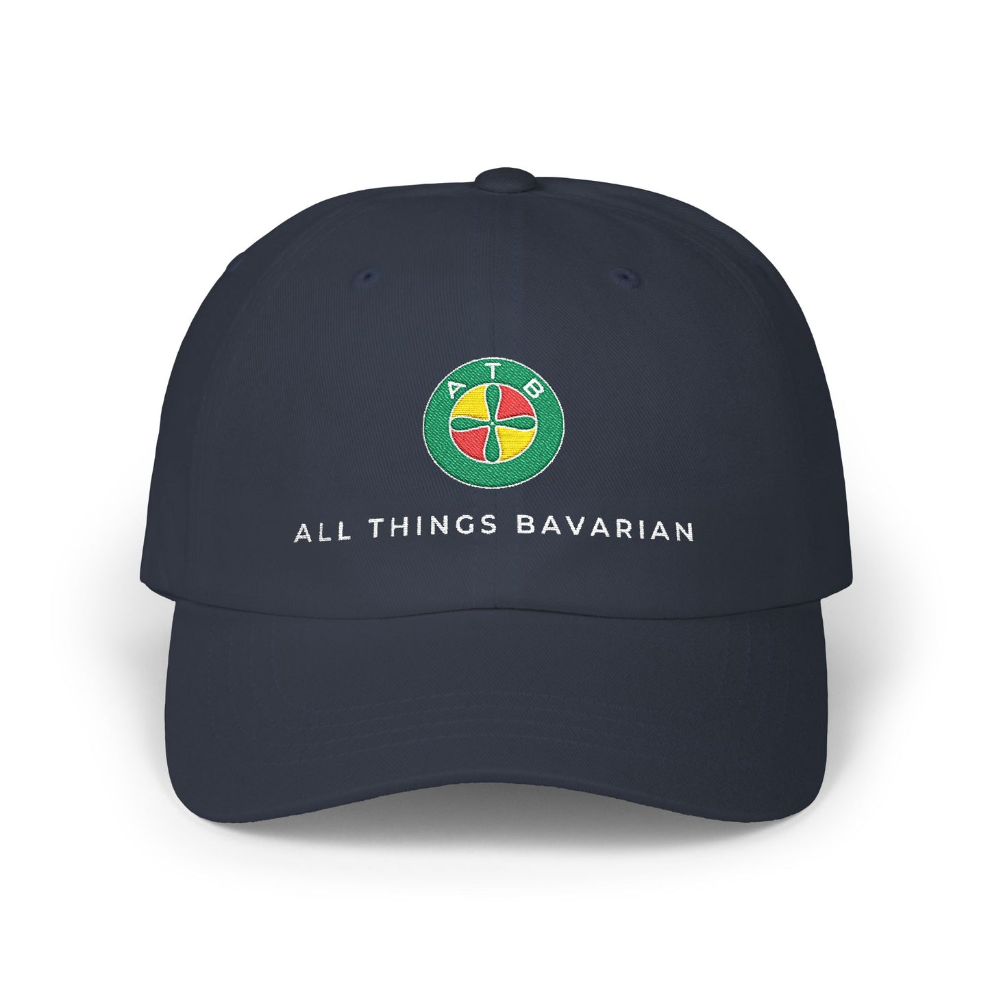 ATB Cap in Dark Shades with embroidered logo designs - 100% Cotton