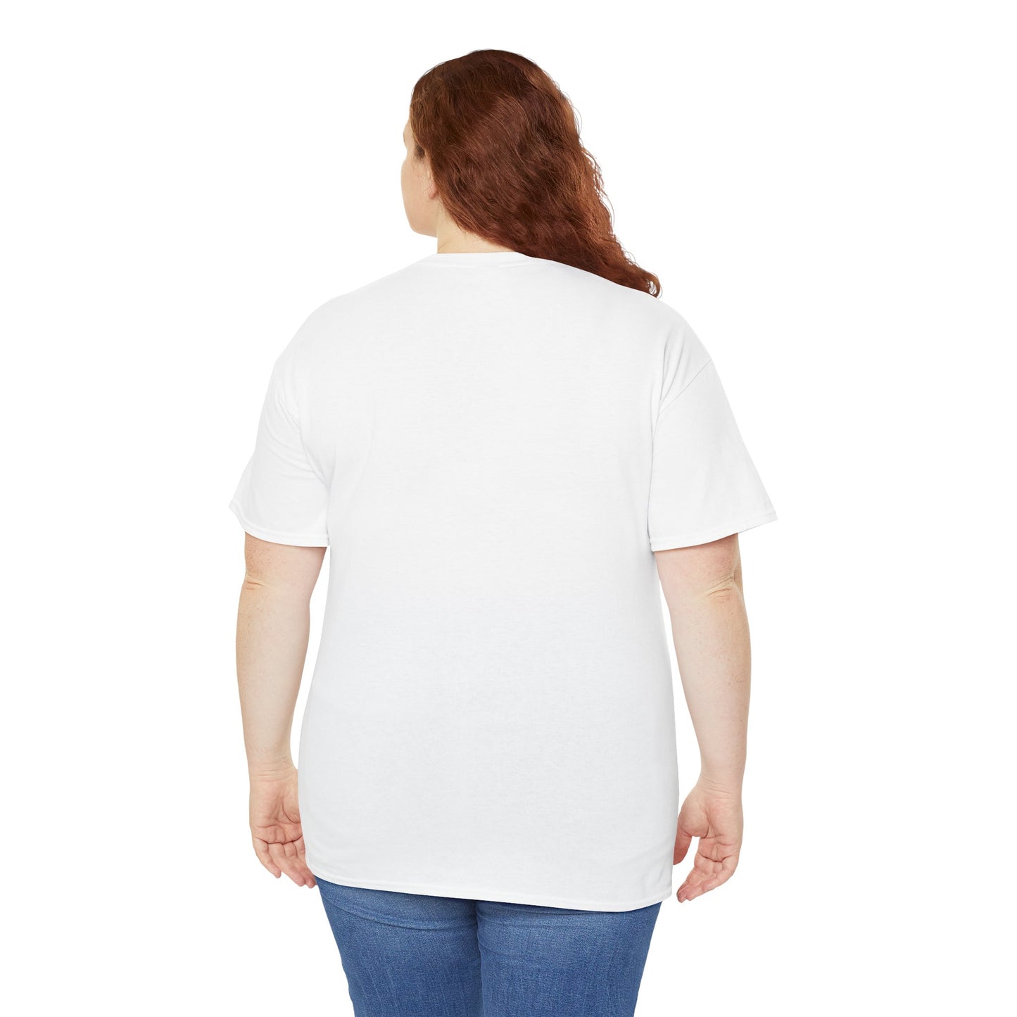 BMW e38 Avus Blue Unisex T Shirt in White - 100% Cotton (Front graphic)