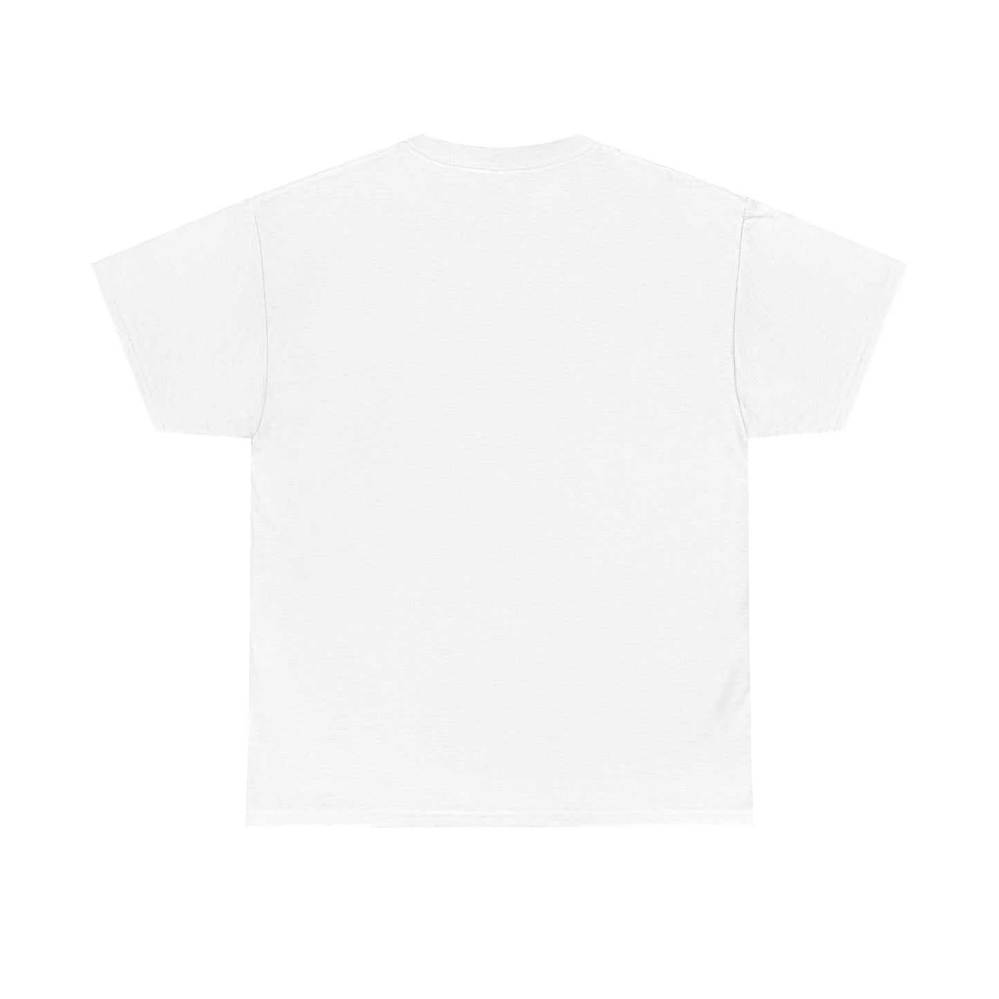 BMW e38 Avus Blue Unisex T Shirt in White - 100% Cotton (Front graphic)