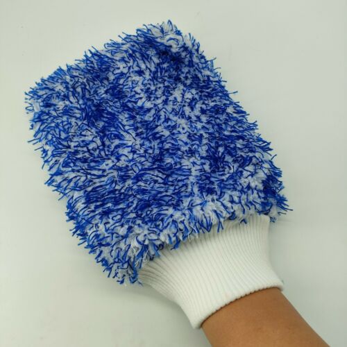 Professional Microfibre Car Wash Mitt, Ultra Soft Sponge & Washing Glove 18x25