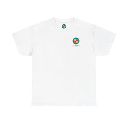 BMW e30 Green - Unisex T Shirt in White - 100% Cotton (Back graphic)