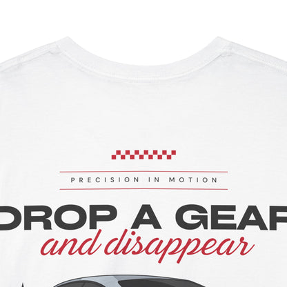 BMW e46 M3 (Grey) Unisex T Shirt in White - 100% Cotton (Version 2)