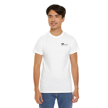7 Event: BMW Blue e38 Unisex T Shirt in White - 100% Cotton