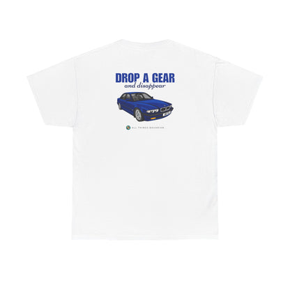 7 Event: BMW Blue e38 Unisex T Shirt in White - 100% Cotton