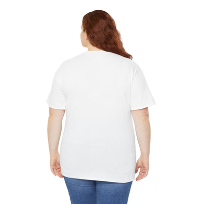 BMW e38 Avus Blue Unisex T Shirt in White - 100% Cotton (Front graphic)