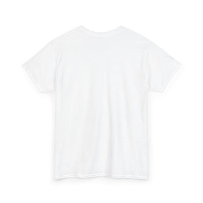 BMW e38 Avus Blue Unisex T Shirt in White - 100% Cotton (Front graphic)