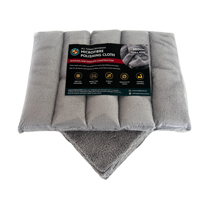 380gsm (10* Pack) Premium Microfibre Polishing Towel, 40*40cm